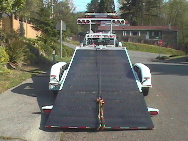 gooseneck  hydraulic tilt trailer